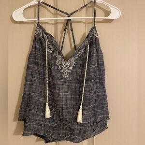 Abercrombie & Fitch Blue Gray Tank Top
